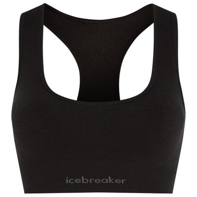 Icebreaker - Women's Merino Seamless Active Bra - Sport-BH Gr XL schwarz