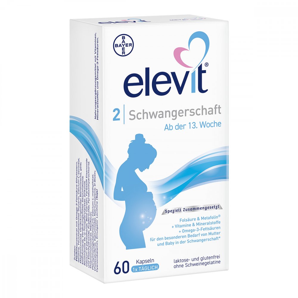 Bayer Vital GmbH Elevit 2 Schwangerschaftsvitamine & -nährstoffe 11865950