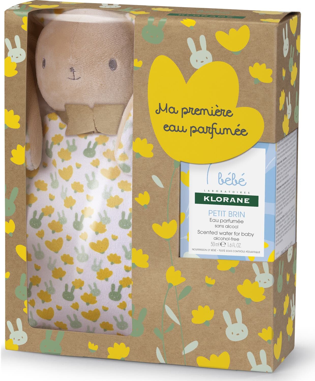 Klorane Bebé Agua Perfumada 50ml + Peluche Conejo