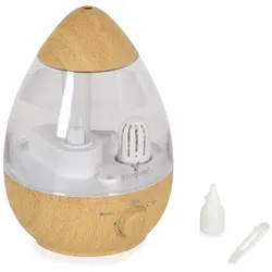 Cangaroo Ultraschall-Luftbefeuchter Skye Holzoptik Kühlnebelbefeuchter 2,5 Liter beige