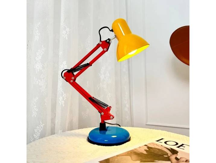 Lampadaire LED sur pied de style médiéval, design artistique et créatif, avec bras articulé, pour chambre à coucher et décoration intérieure, type lustre