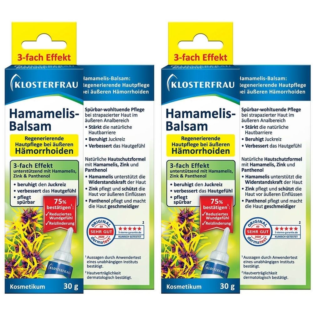 Klosterfrau Hamamelis-Balsam 2x 2x30 g Balsam