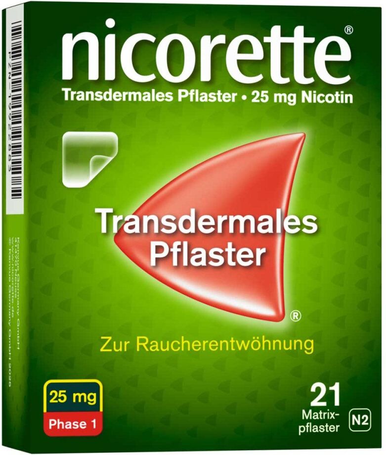 nicorette® TX Pflaster mit 25 mg Nikotin