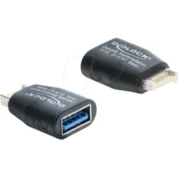 DELOCK 67340 - Adapter USB Typ-E Key B Stecker > USB 5 Gbps Typ-A Buchse