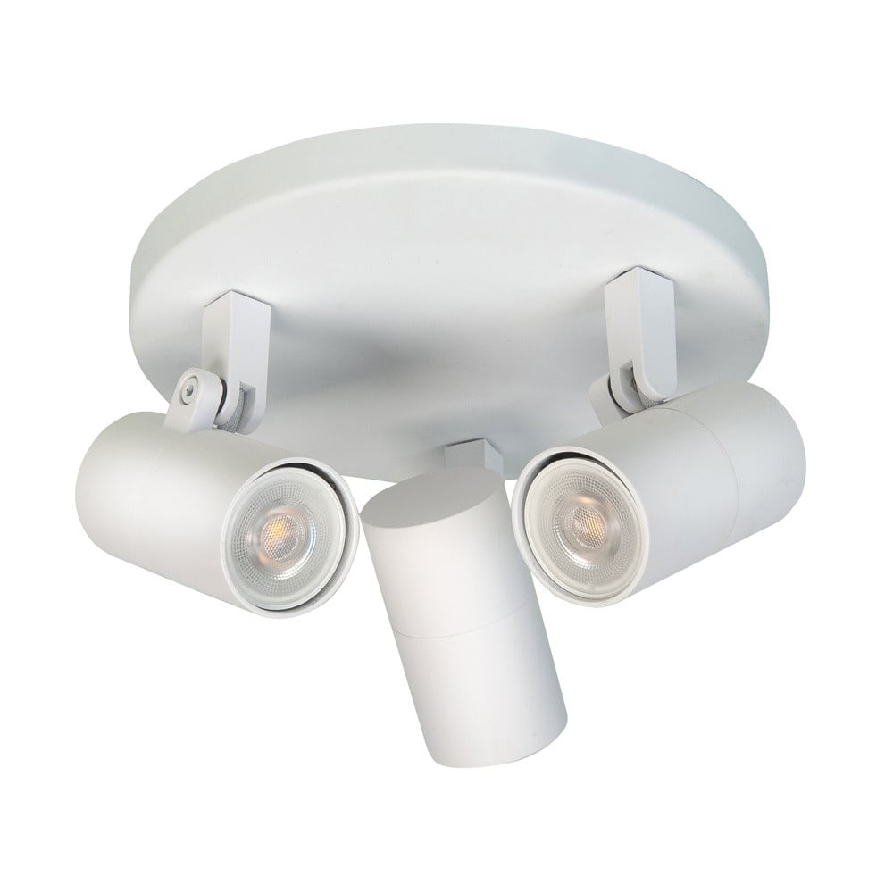 Highlight Piccolo 3-lichts ronde opbouwspot wit