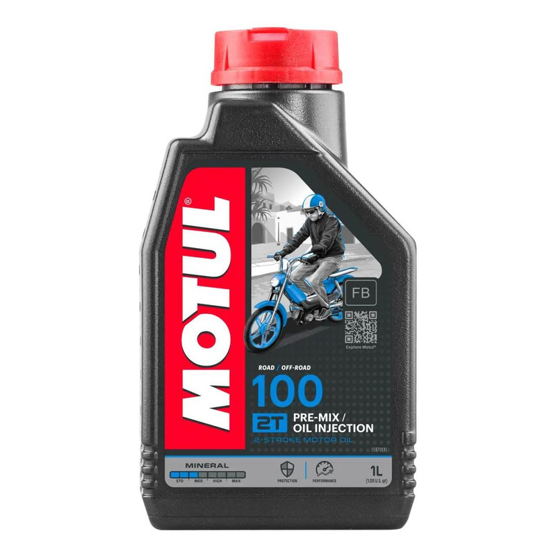 Huile moteur 2T Motul 100 1L