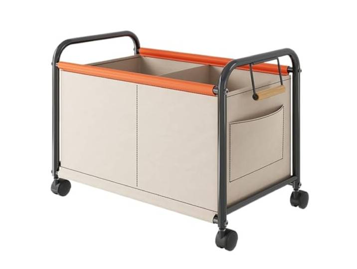AYCDL Spielzeugregal Aus Stahl, 600D Oxford-Gewebe, Spielzeugwagen Mit Rollen, Aufbewahrungsboxen, Spielzeugkiste Für Das Spielzimmer