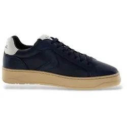 Voile blanche für Herren. 2017678 Layton 100 Leder-Sneaker marineblau (41), Wohnung, Schnürsenkel, Lässig