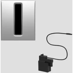 SANIT Urinal Abdeckplatte Ineo Bright Infrarot chrom Netz