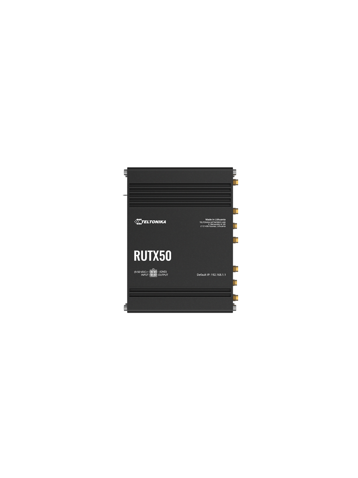 Teltonika RUTX50 Industrial 5G Router (RUTX50000000) - Wireless router 802.11a/b/g/n/Wi-Fi 5 Wave 2