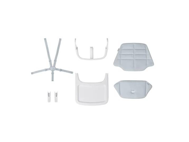 Maxi-Cosi Nesta, Baby- und Kleinkinderset, 9–15 kg, Beyond Sky Grey Für Nesta Hochstuhl, 6 Monate–3 Jahre, Sitzverkleinerer, 5-Punkt-Gurt, Tablett & Sicherheitsbügel