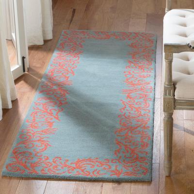 SAFAVIEH Handmade Bella Calla Modern Floral Wool Rug
