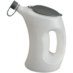 Pressol Messbecher 07522, aus Kunststoff, mit 0,5 Liter Skala, Deckel & starrem Ausguss, 2 Liter