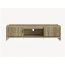 En.Casa, TV Möbel, Fernsehschrank Lukkodso 150x40x40 cm Eicheoptik, mittelhell (150 x 40 x 40 cm)