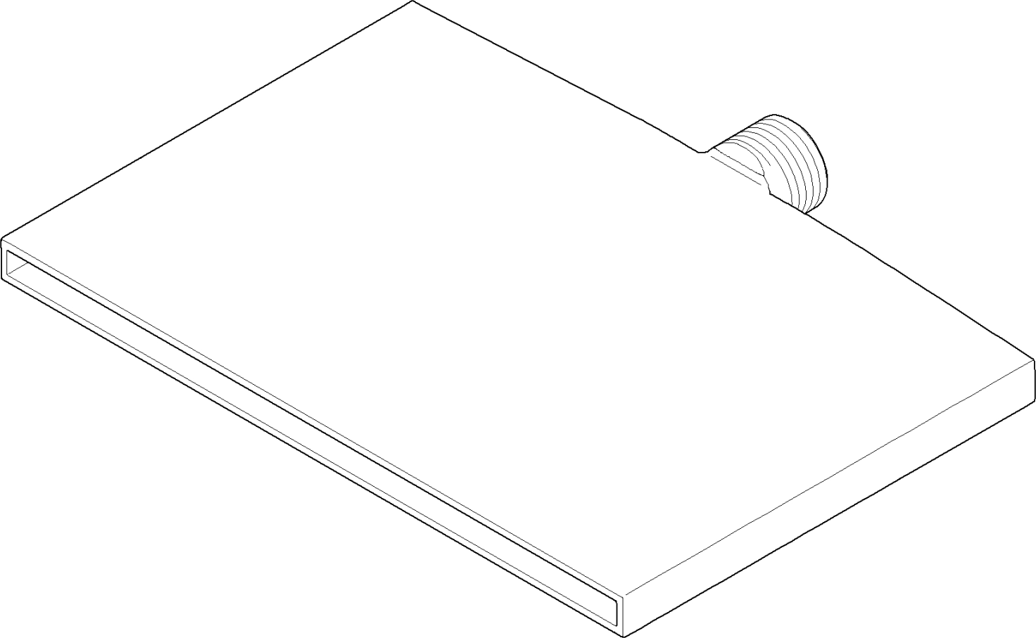 Dornbracht bec cascade - 091178002-00 260x160x60_chrom