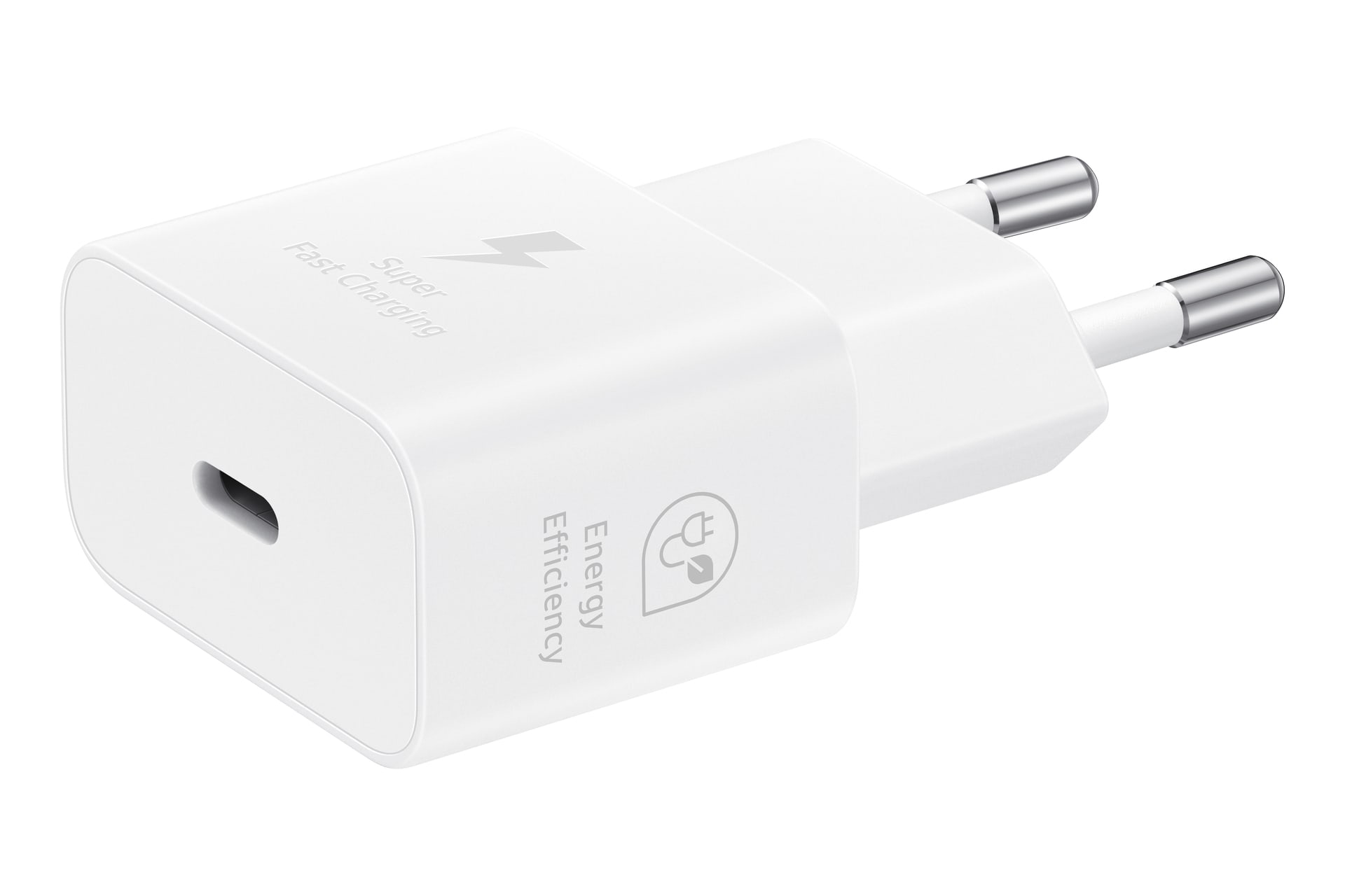 Samsung Schnellladegerät T2510 USB-C 25W ohne Datenkabel Weiß EP-T2510NWEGEU