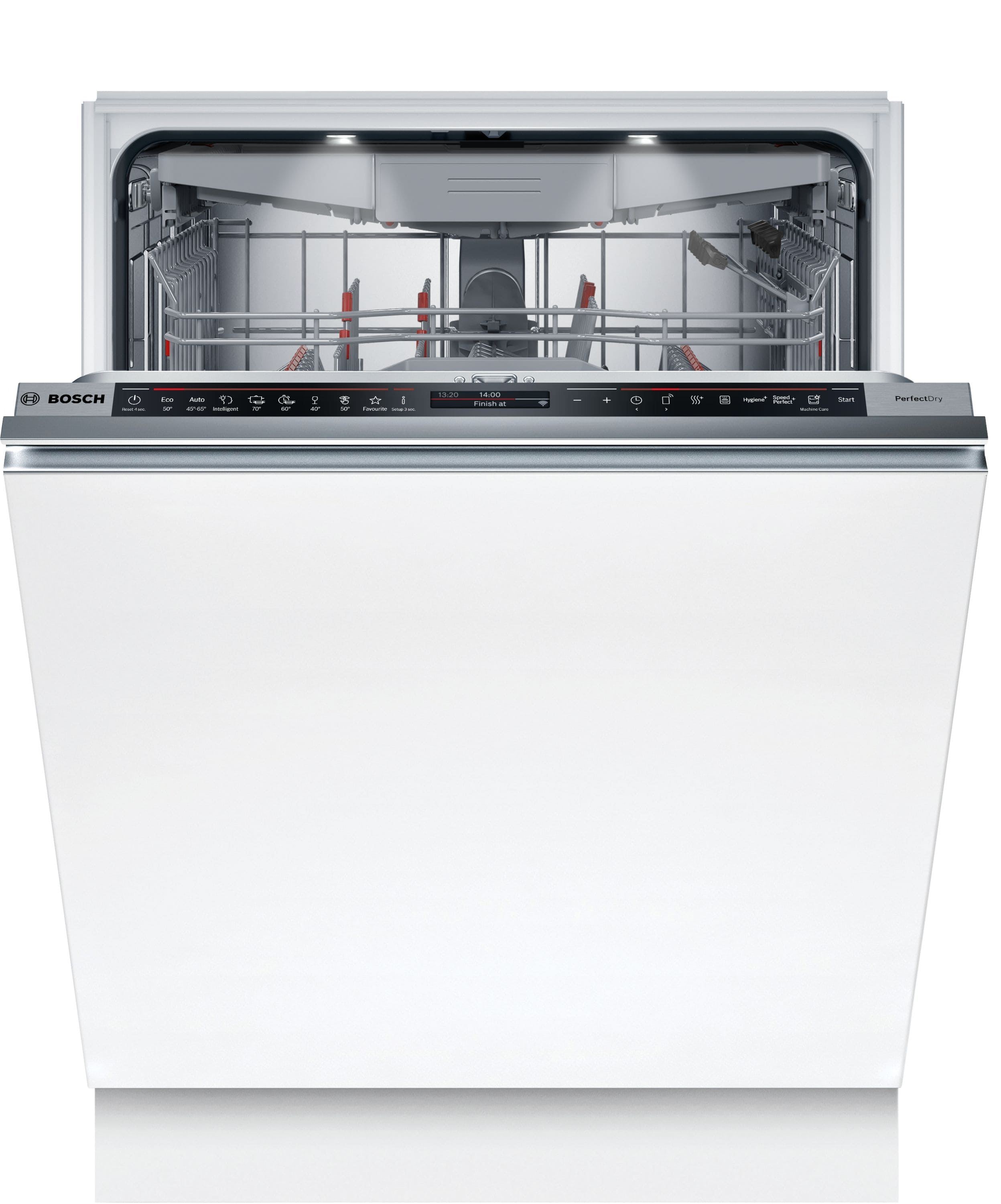 Bosch Serie 8 SBD8TCX04E 60 cm Geschirrspüler Voll integriert Sehr leise 14 Maßgedecke aquaStop Funktion Zeolithe