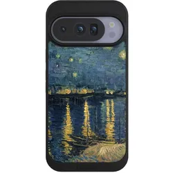 Nivocase Handyhülle für Google Pixel 10 Pro Hülle NIVOpure Case Schwarz Kunst Malerei (Google Pixel 10 Pro), Smartphone Hülle, Schwarz