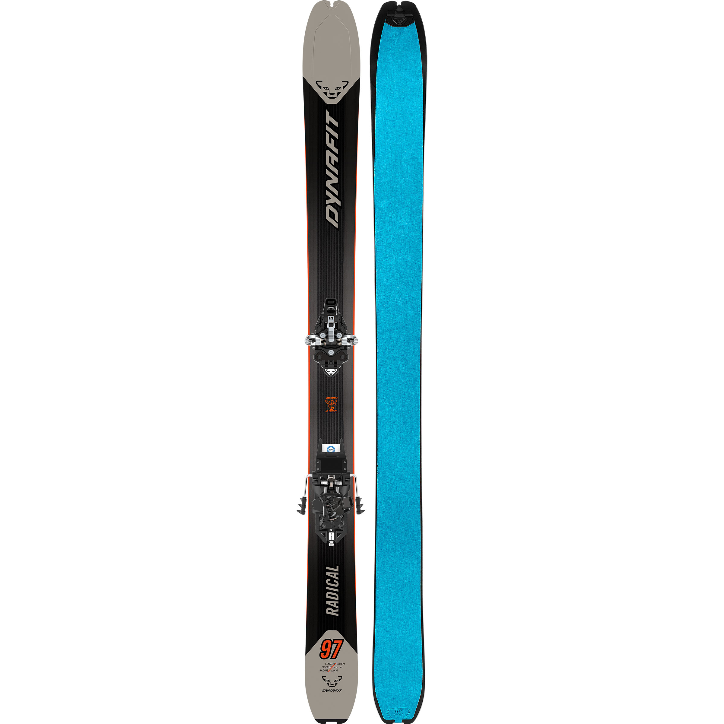 Dynafit Radical 97+ST Rotation10+Fell Tourenskiset 25/26 Tourenski-Set schwarz Größe 184cm Trekking