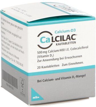 Calcilac 500mg/400 internationale Einheiten