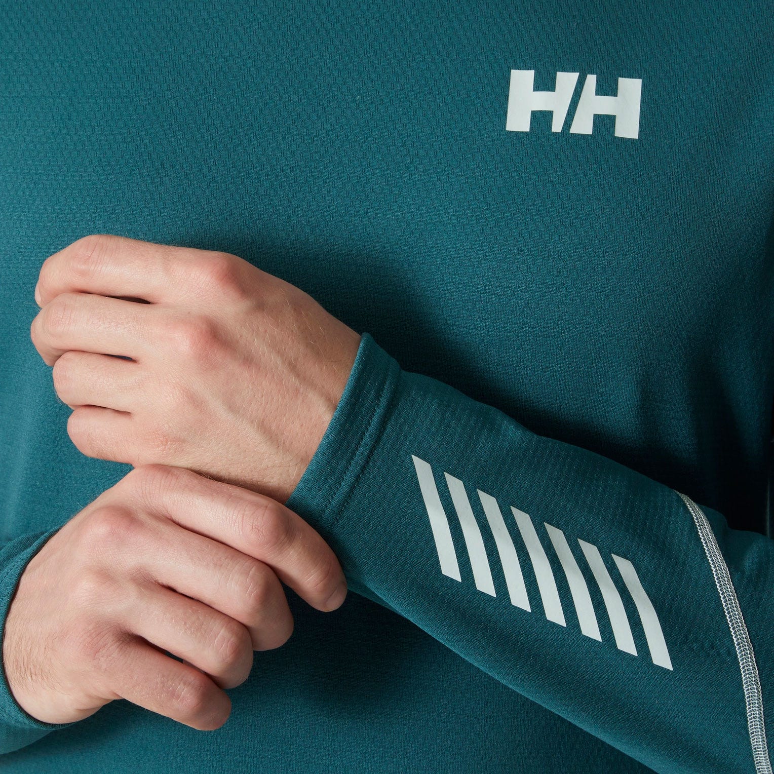 Helly Hansen Men's Lifa® Active Crew Base Layer - Green - 2XL