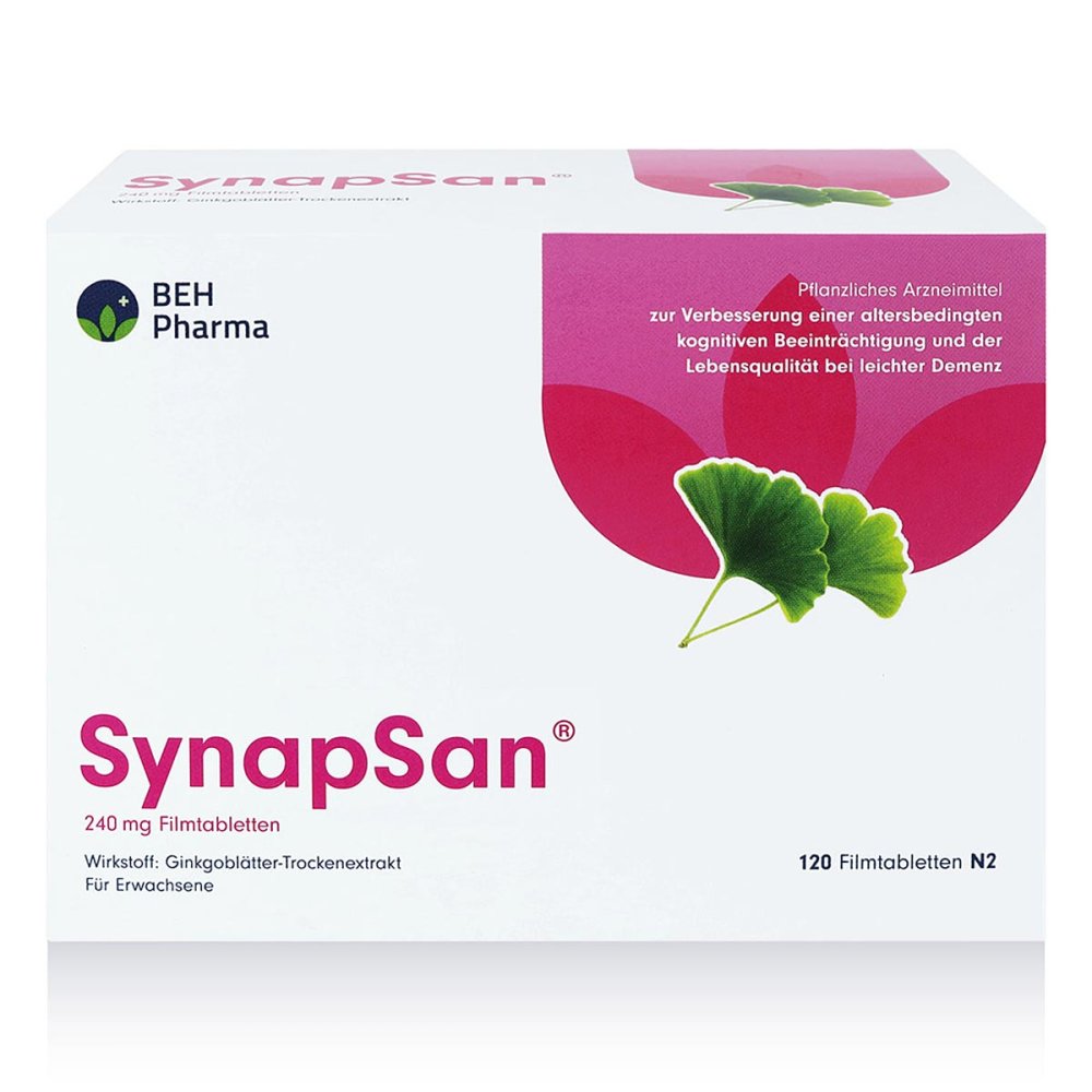 BEH Pharma GmbH Synapsan 240 Mg Filmtabletten 18673751
