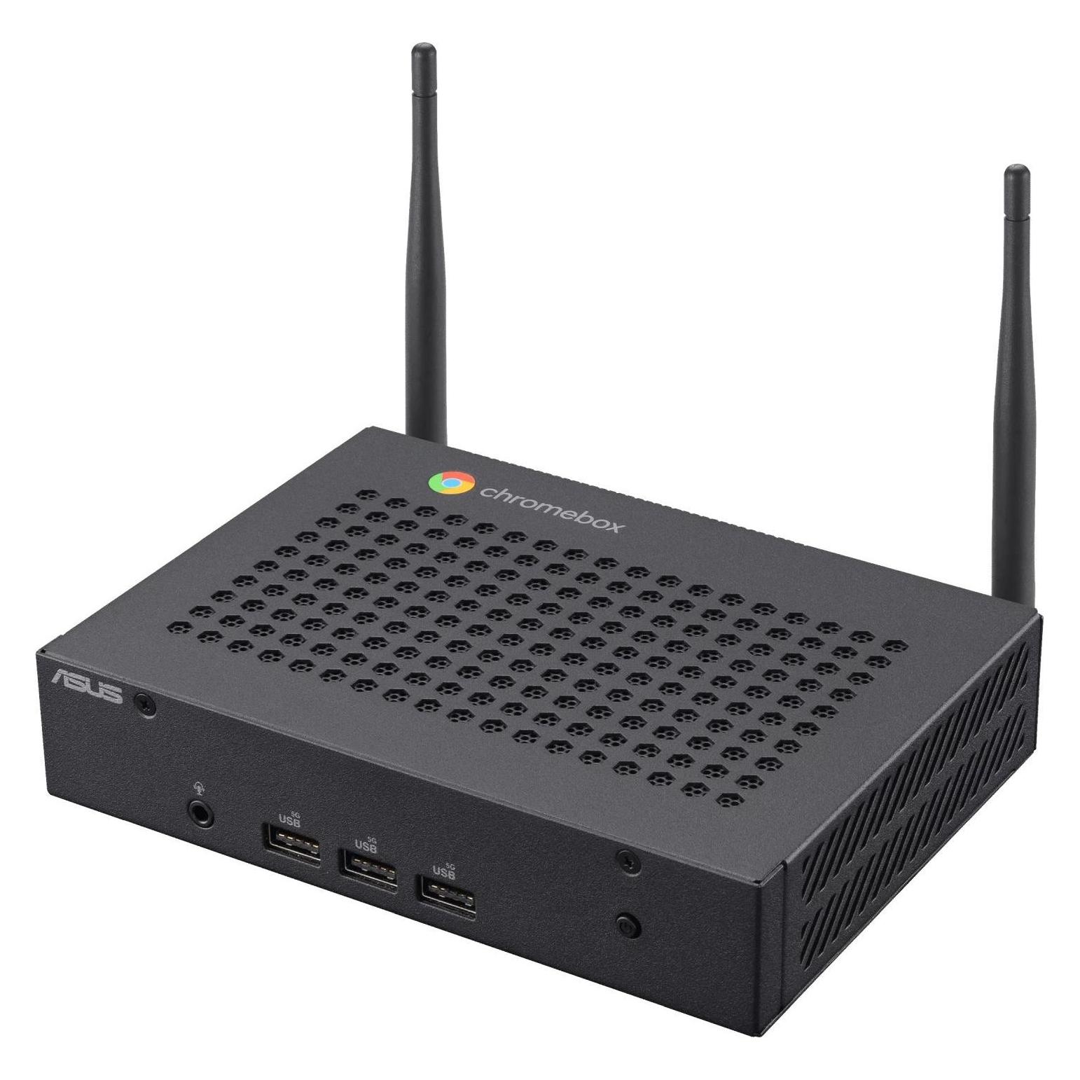 ASUS CHROMEBOX CF40-BC012UN (Celeron N4500 Fanless, 64GB eMMC, WiFi6, BT, HDMI, DP, VESA, ChromeOS) (Intel Celeron N4500) (90MS02V2-M000C0)
