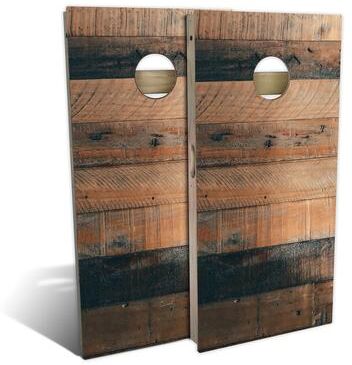 Skip's Garage Reclaimed Pallet Outdoor Cornhole Board Set