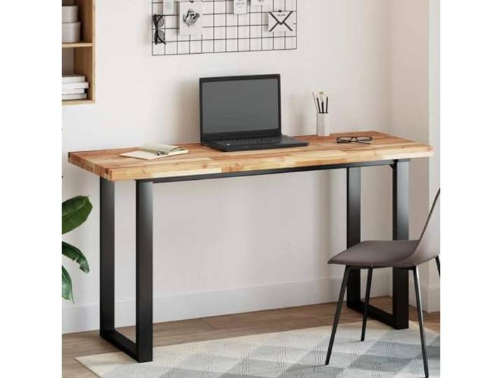 PTUGUOF Tischplatte Rechteckig 160x50x4 cm Massivholz Akazie Robust, Pflegeleicht, Vielseitig für Esstisch, Bistrotisch, Couchtisch