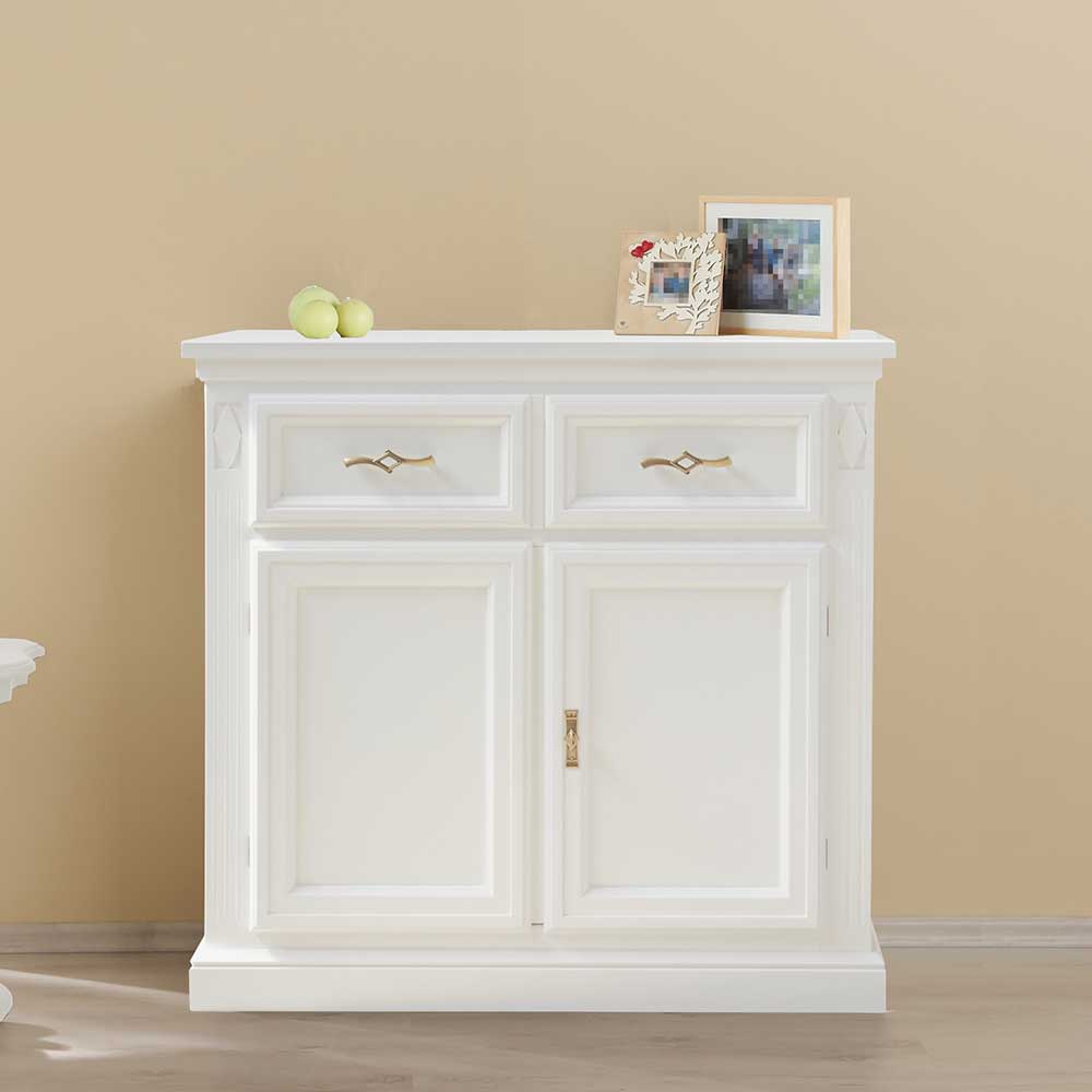 Pharao24.de Kommode Sideboard im klassischen Stil abschließbar