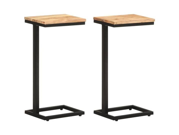 vidaXL Beistelltisch Beistelltische 2 Stk. 31,5x24,5x64,5 cm Massivholz (2-St)