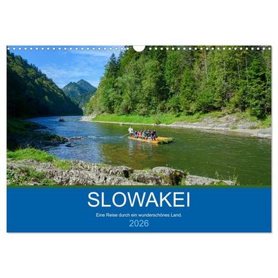 Slowakei - Eine Reise durch ein wunderschönes Land. (Wandkalender 2026 DIN A3 quer), CALVENDO Monatskalender