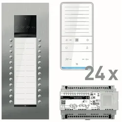 TCS PAUF242/006 audio:pack PRO 24WE Außenst. ASU 24T UP 24x Freisprecher ISW6031 Steuergerät PAUF242006