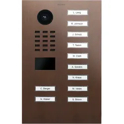 DoorBird D2211V IP Video Türsprechanlage – Echte Baubronze