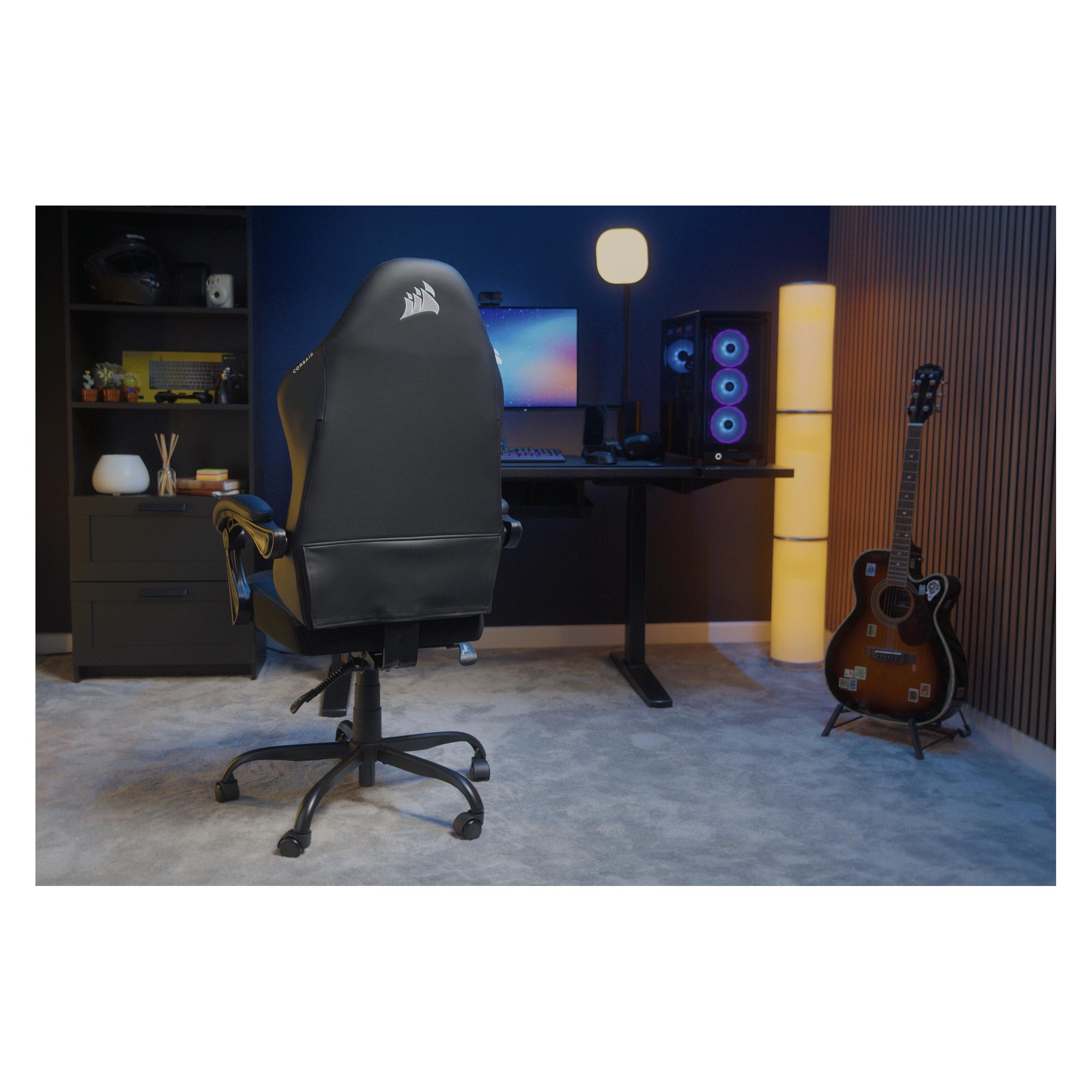 Corsair TC80 - Schwarzes Kunstleder / Schwarzer Stoff (CF-9010075-EU)