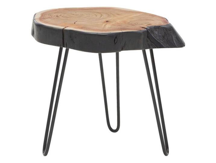 Mid.you Beistelltisch, Akaziefarben, Holz, Akazie, massiv, Freiform, Haarnadel, 32x40x40 cm, FSC Mix, einfacher Aufbau, Wohnzimmer, Wohnzimmertische, Beistelltisch, Beistelltische rund