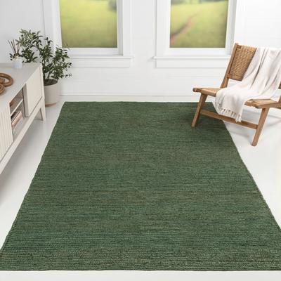 JONATHAN Y Griffin Rustic Farmhouse Woven Jute Solid Area Rug