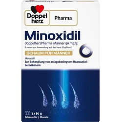 Minoxidil Doppelherzpharma Männer 50 mg/G Schaum 180 G