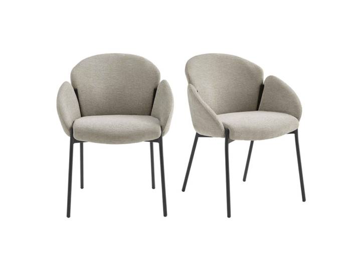 Chaise en tissu luxury grège (x2)