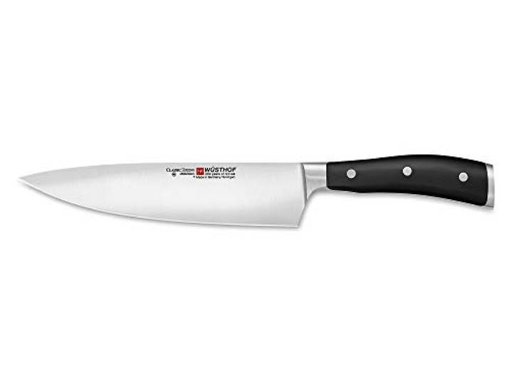 Wüsthof Kochmesser, Classic Ikon (4596-7/20), 20 cm Klingenlänge, geschmiedeter Doppelkropf, rostfreier Edelstahl, extrem scharf