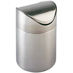 WENKO Kosmetikeimer Mod. Otranto Edelstahl, 3 Liter, rostfrei