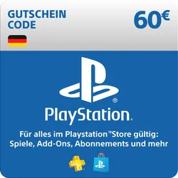Sony PlayStation Store Guthaben 60 Euro / PSN