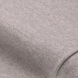 Sweatstoff "Basic" mit weich gerauter Innenseite, helltaupe-melange