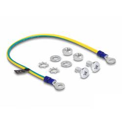 Delock 66866 19 Zoll Netzwerkschrank-Erdungskit Blau, Gelb