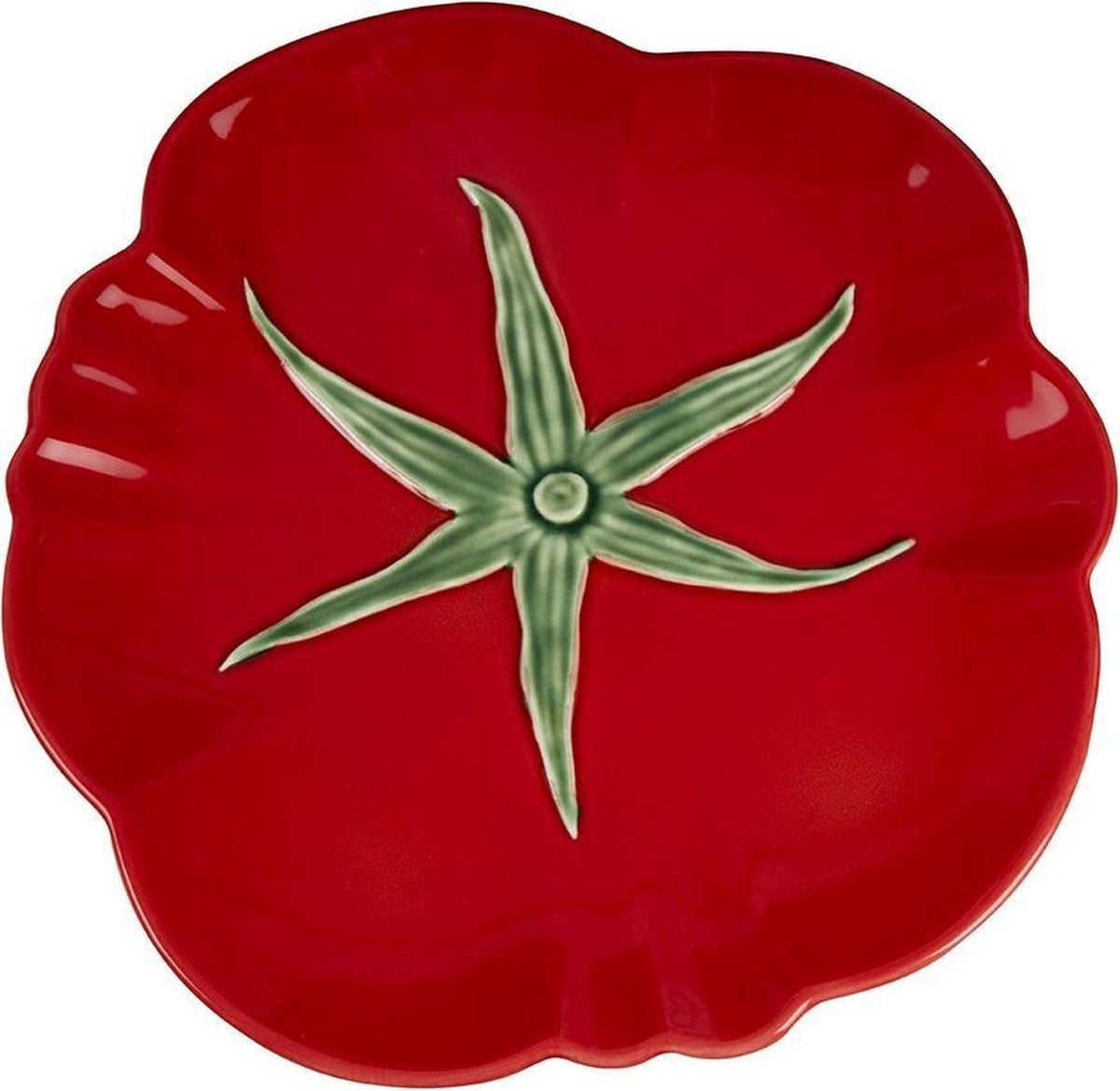 Bordallo Pinheiro Set van 4 Fruitborden Tomaat - 21 cm