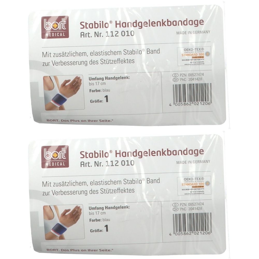 Bort Stab Handgel BA BL 1 x2 2x1 St Bandage(s)