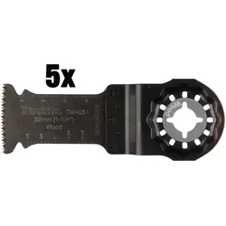 Makita Tauchsägeblatt HCS, TMA051 - 32x50 mm - 1,4 mm für Holz, 5 Stück - B-64858-5
