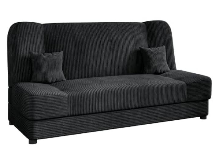 Mirjan24 Schlafsofa Jonas Cord, Sofa mit Bettkasten und Schlaffunktion, Bettsofa, Dauerschläfer-Sofa, Schlafcouch, Materialmix, Couch vom Hersteller, Wohnlandschaft (Poso 135)