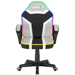Huzaro Ranger 1.0 RGB Spielesessel für Kinder, Gaming Stuhl, Schwarz, Grau