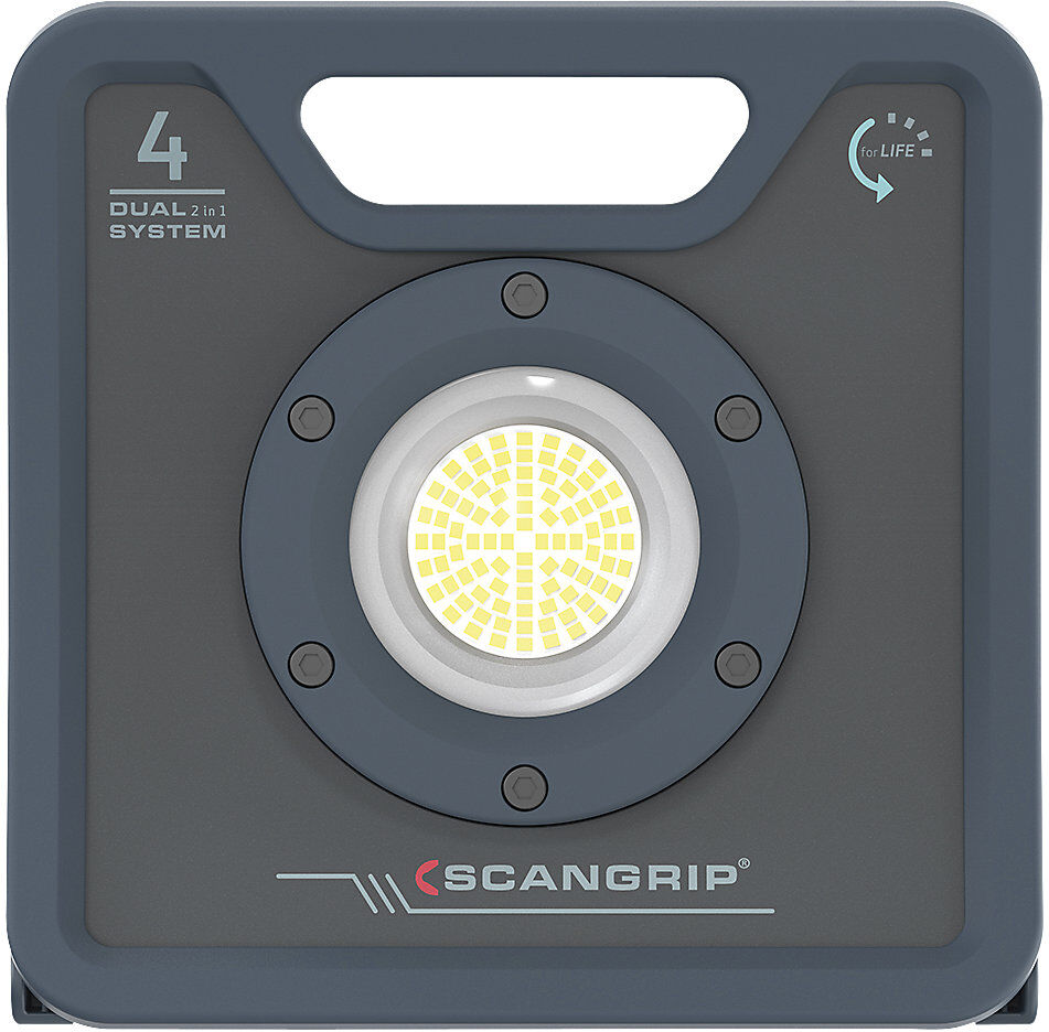 LED-Baustrahler NOVA, Kabel- und Akkubetrieb, NOVA 4 C+R forLIFE, 4000 Lumen SCANGRIP